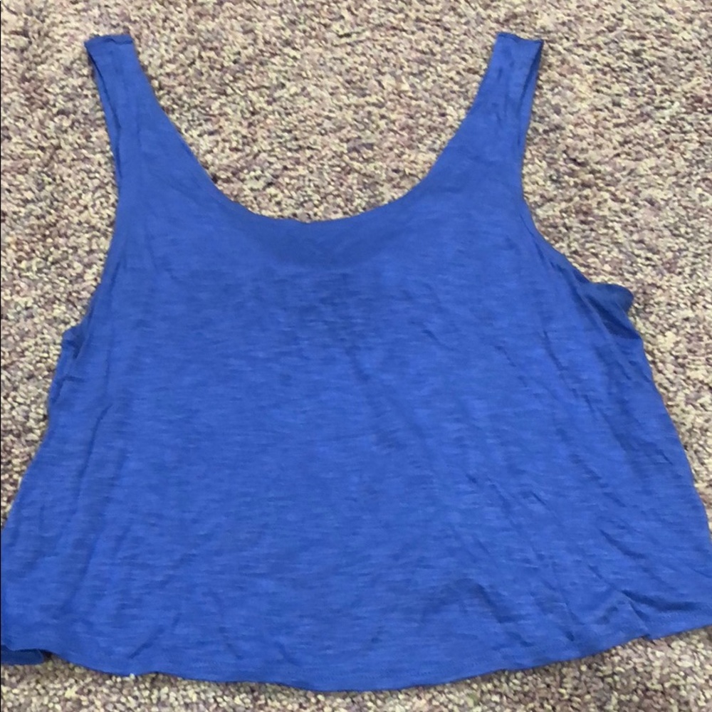Blue tank